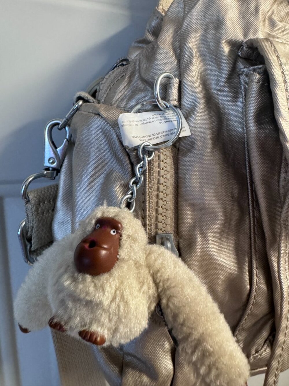 KIPLING FELIX LARGE METALLIC HANDBAG - Picture 4 of 16